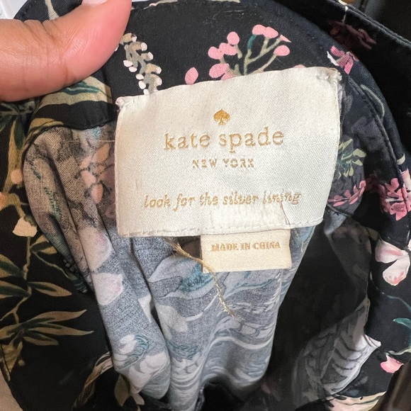 Size M Kate Spade Floral Print Dress - Picture 3 of 3